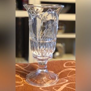 ST GEORGE Hurricane Two-piece Crystal Vase/Candle Holder